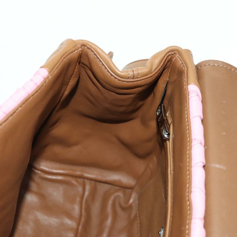 【日本直送】Miu Miu Matelasse 手袋 皮革 兩用 粉紅色 銀色 正品 172533M-21