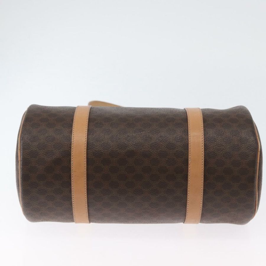 【日本直送】CELINE Macadam帆布手提包 PVC皮革 棕色 金色 正品 171455V-8