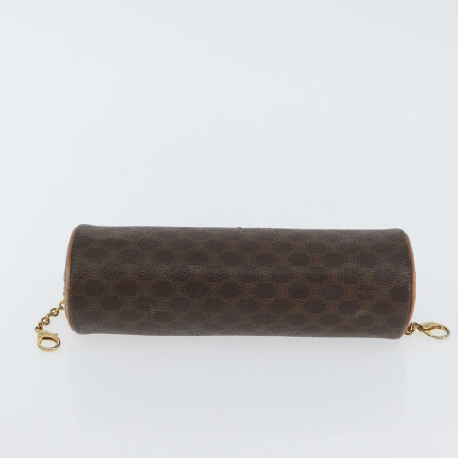 【日本直送】CELINE Macadam帆布手提包 PVC皮革 棕色 金色 正品 171455V-24