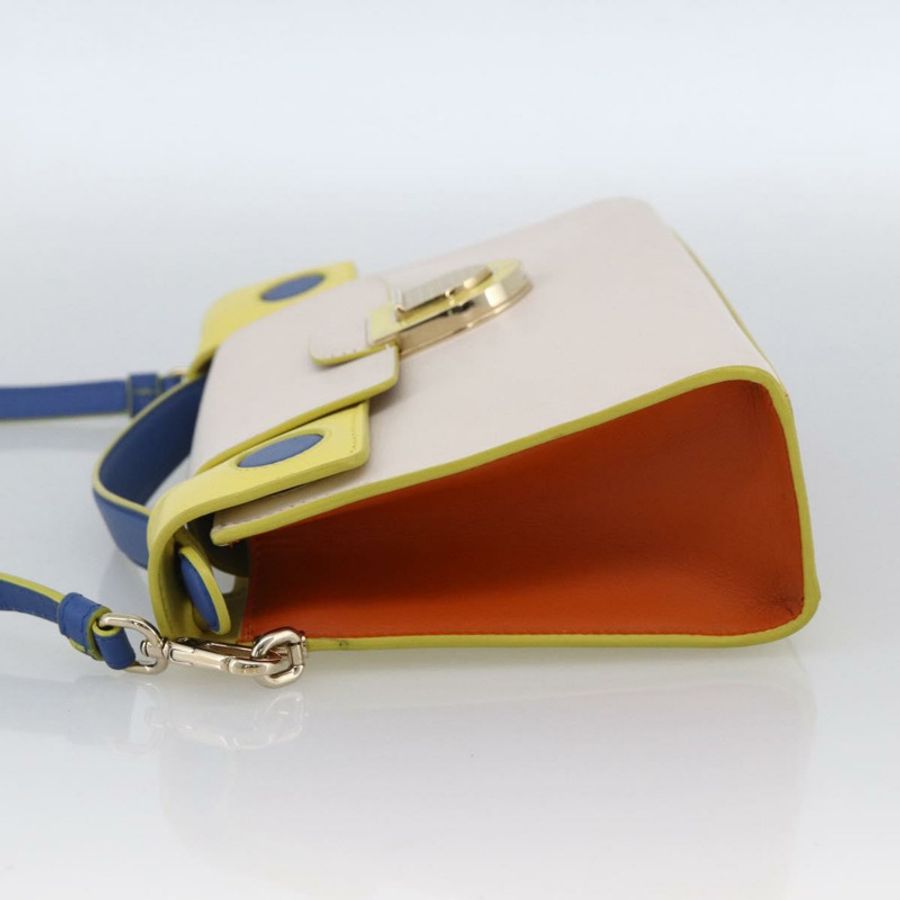 【日本直送】Christian Dior 皮革肩背包 多色金色 Auth LNZ023V-3