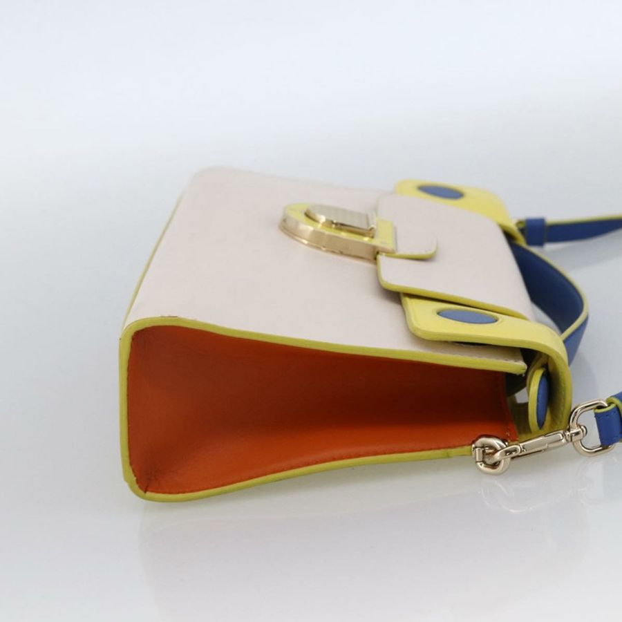 【日本直送】Christian Dior 皮革肩背包 多色金色 Auth LNZ023V-4