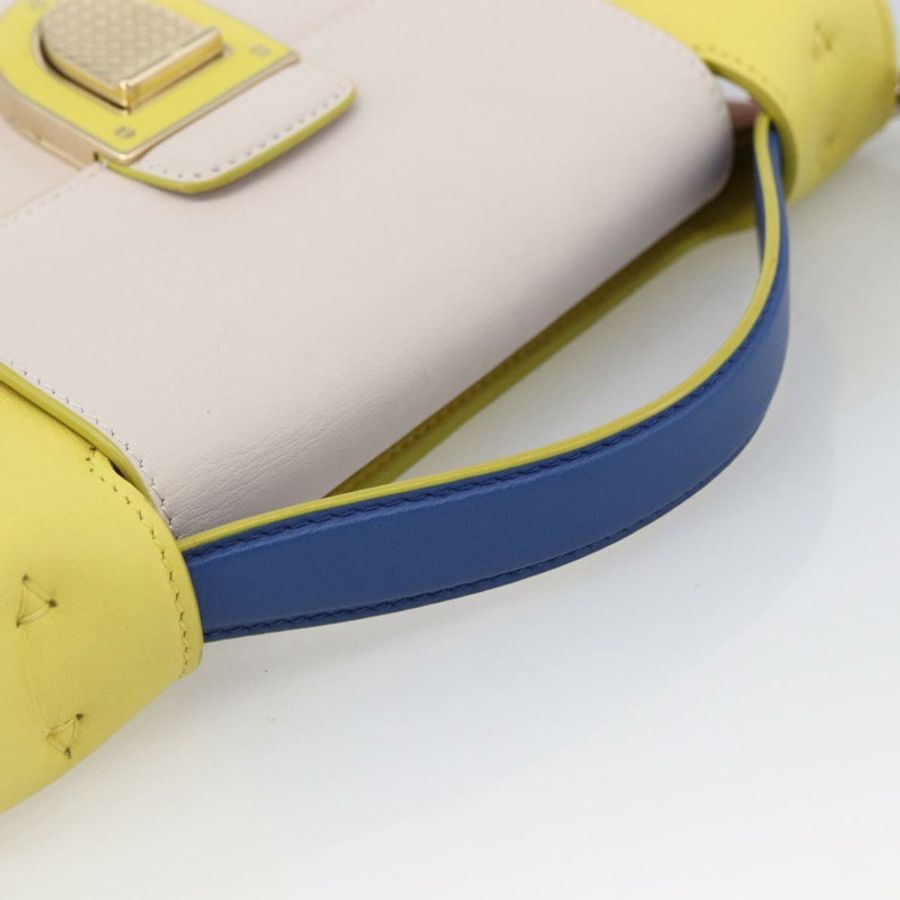 【日本直送】Christian Dior 皮革肩背包 多色金色 Auth LNZ023V-6