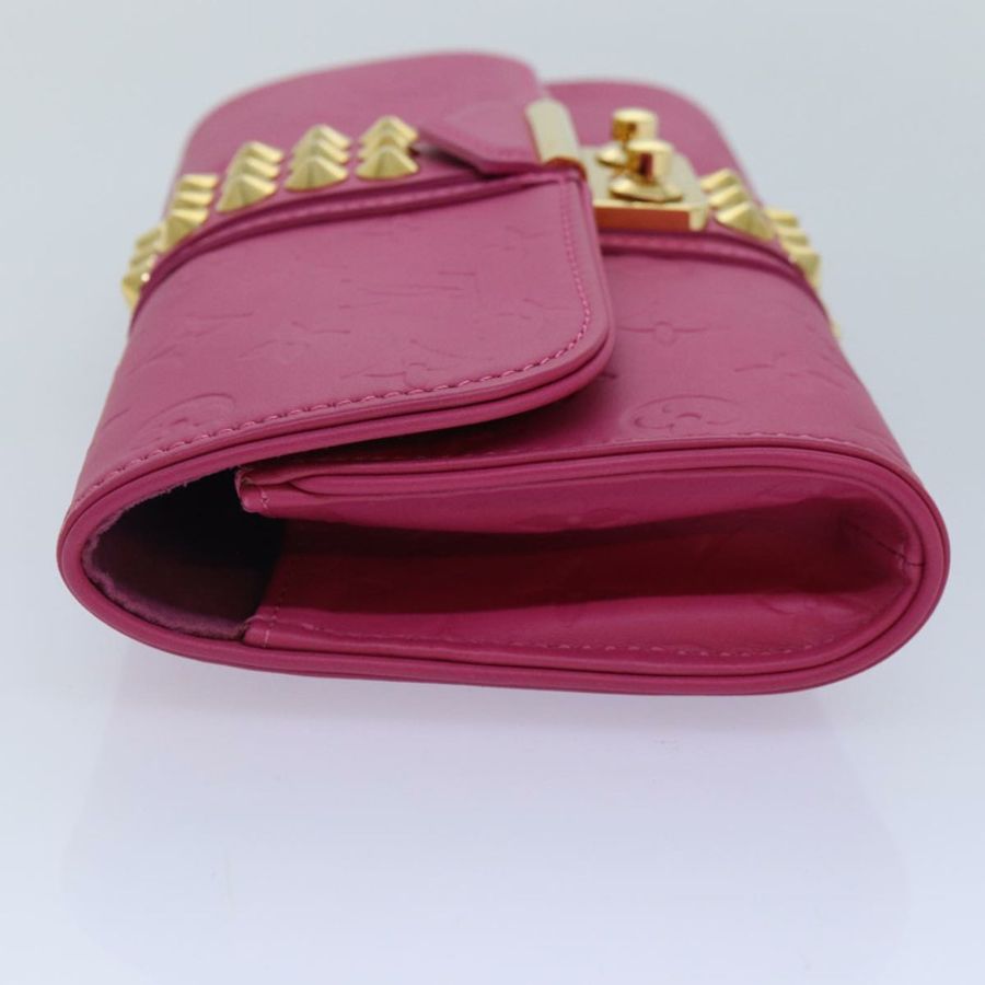 【日本直送】路易威登 Monogram Pochette Courtney 手袋,壓花皮革,粉紅色,正品 yk14516SAV-2