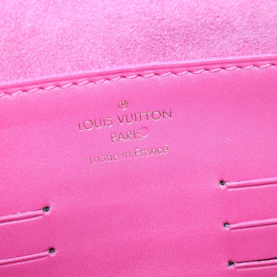 【日本直送】路易威登 Monogram Pochette Courtney 手袋,壓花皮革,粉紅色,正品 yk14516SAV-17