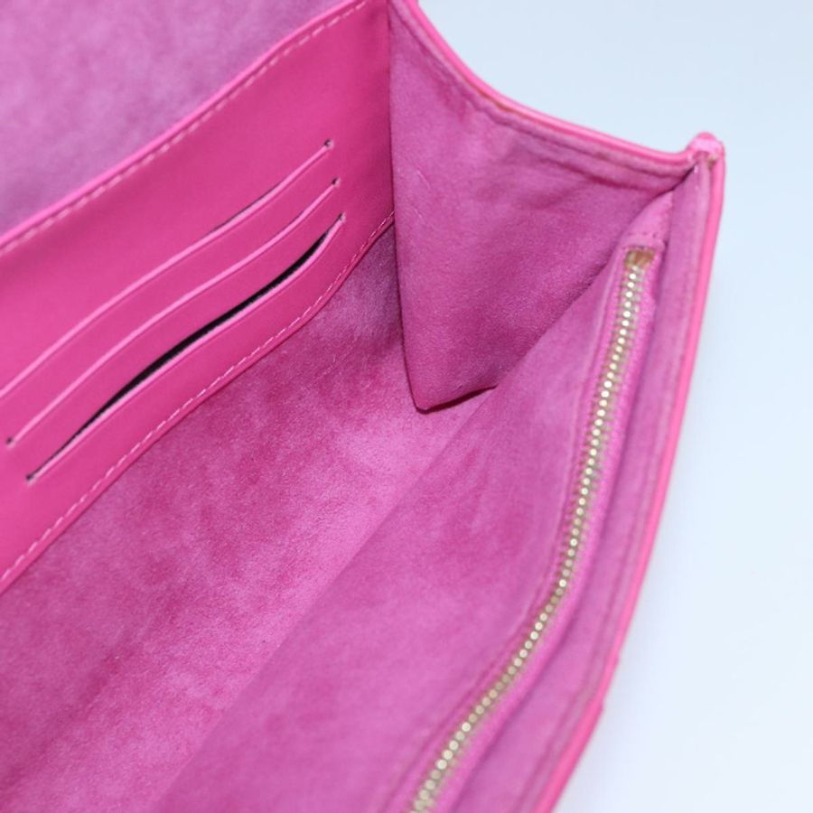 【日本直送】路易威登 Monogram Pochette Courtney 手袋,壓花皮革,粉紅色,正品 yk14516SAV-18
