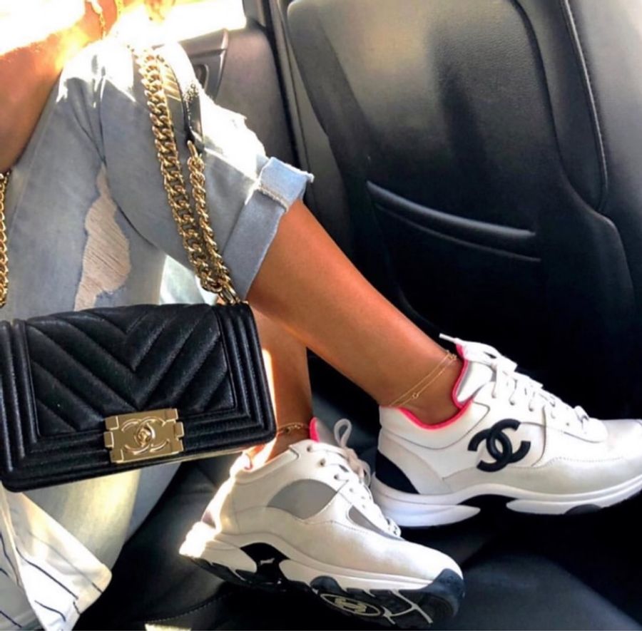 Chanel sneakers 撞色馬卡龍球鞋/運動鞋 香奈兒-0