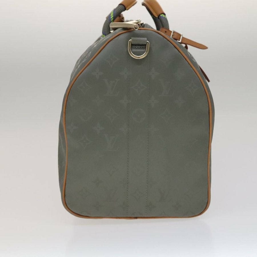 【日本直送】路易威登鈦金屬 Keepall Bandouliere 50 旅行包 銀色 M43886 LV 正品 108706SM-3