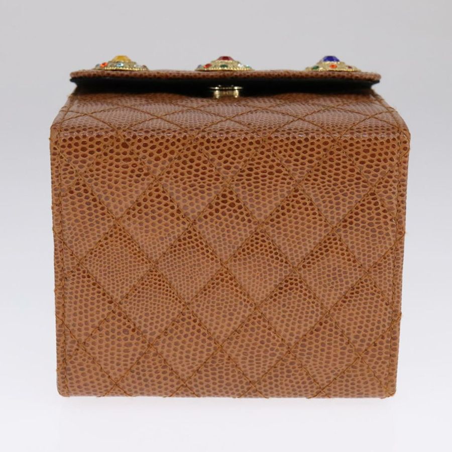 【日本直送】FENDI Vanity 手提包 皮革 2way 棕色 正品 108006SAV-4