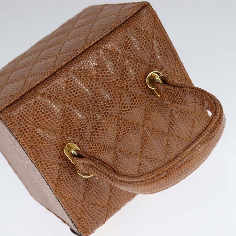【日本直送】FENDI Vanity 手提包 皮革 2way 棕色 正品 108006SAV-5
