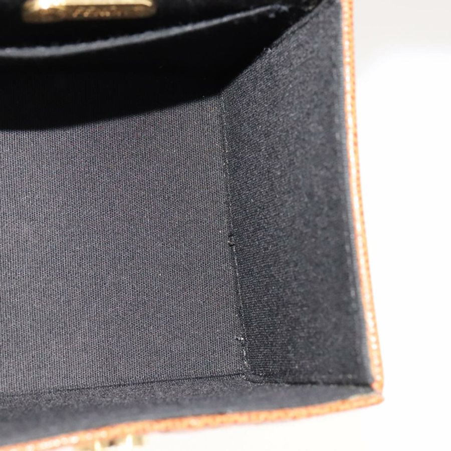 【日本直送】FENDI Vanity 手提包 皮革 2way 棕色 正品 108006SAV-20