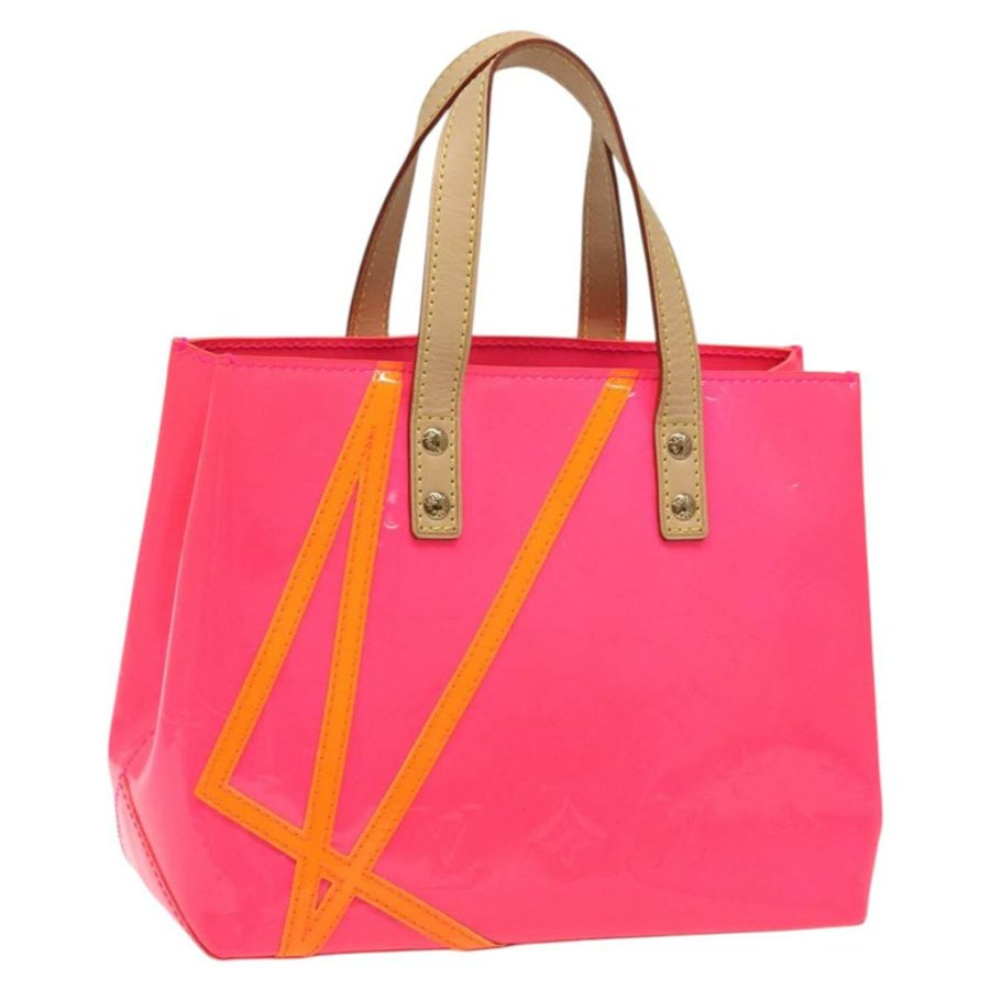 【日本直送】路易威登 Monogram Vernis Fluo Reade PM 手提包 紅色 M91903 正品 yk17584SAV-0