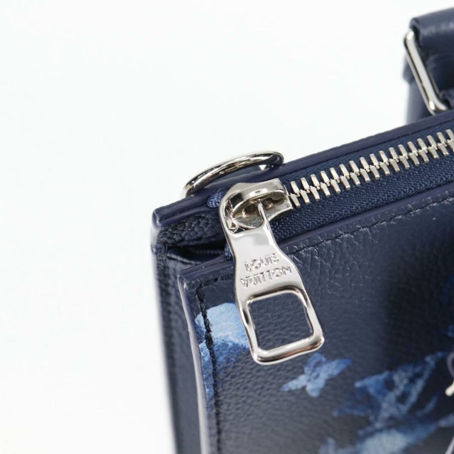 【日本直送】路易威登 (LOUIS VUITTON) 水彩 Sac Plat 斜背包 藍色 M57843 LV Auth bs26245SM-8