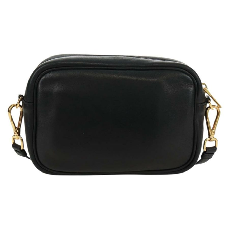 【日本直送】PRADA 緞帶單肩包,皮革材質,黑色、紅色、金色,正品編號 171555V-1