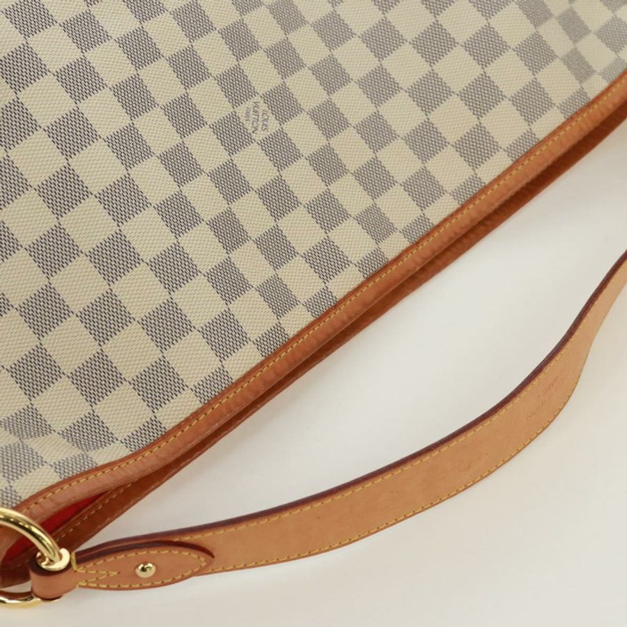 【日本直送】路易威登 Damier Azur Delightful MM 肩包 N41448 LV Auth 171015V-5