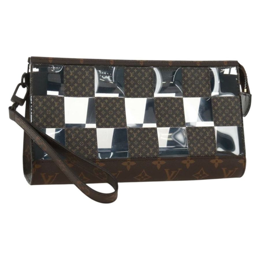【日本直送】路易威登 Monogram Chess Stand Pouch M81588 LV Auth 171970M-0