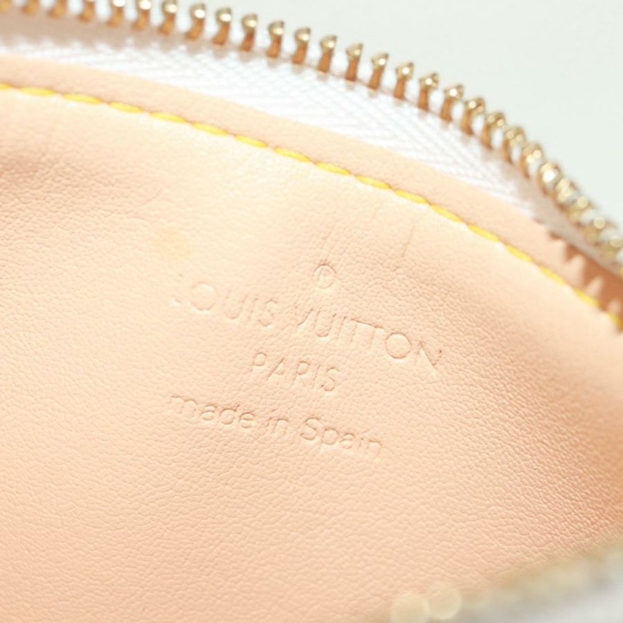 【日本直送】路易威登 (LOUIS VUITTON) 多色 Pochette Cles 零錢包 白色 M92655 LV 正品 171850V-16