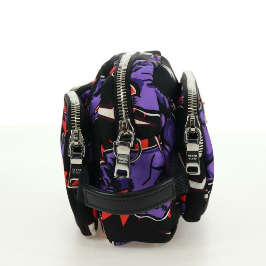 【日本直送】PRADA 環球影城聯名款弗蘭肯斯坦包 尼龍紫色 正品 171848M-2