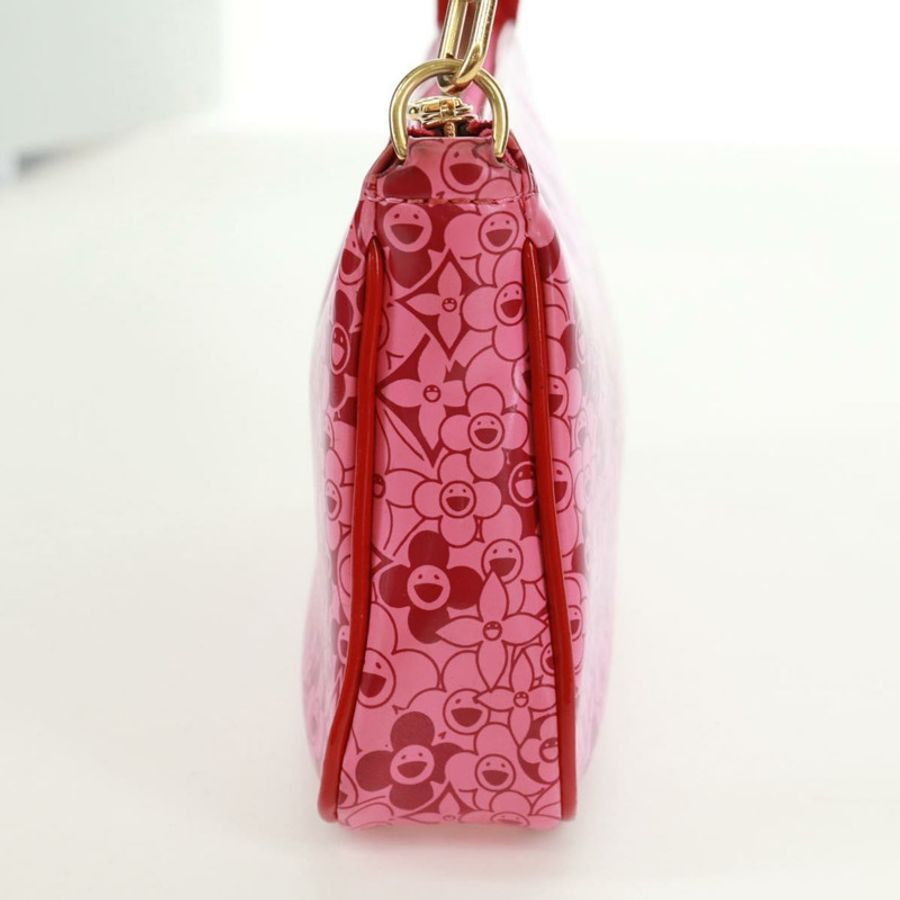 【日本直送】路易威登 Cosmic Blossom Pochette Accessoires 粉紅手拿包 M93166 正品 170877V-3