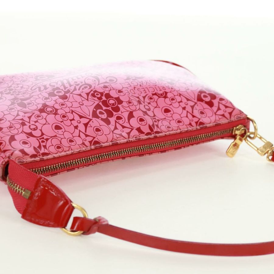 【日本直送】路易威登 Cosmic Blossom Pochette Accessoires 粉紅手拿包 M93166 正品 170877V-5