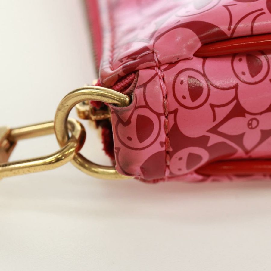 【日本直送】路易威登 Cosmic Blossom Pochette Accessoires 粉紅手拿包 M93166 正品 170877V-8