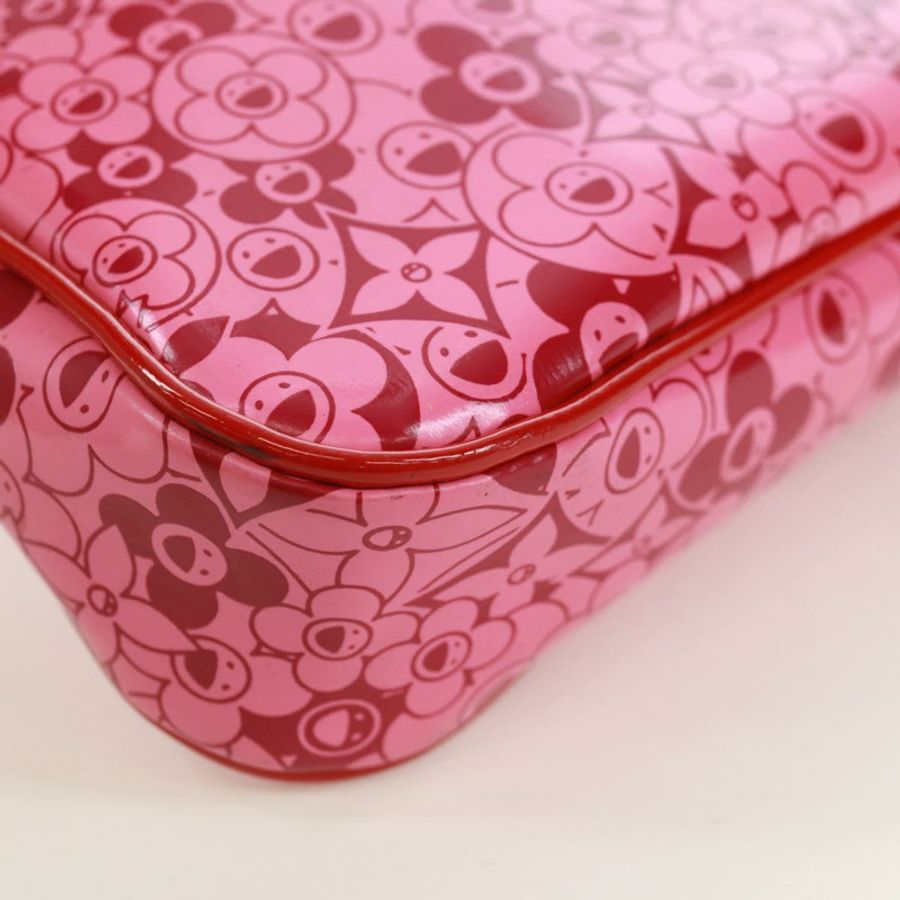 【日本直送】路易威登 Cosmic Blossom Pochette Accessoires 粉紅手拿包 M93166 正品 170877V-15