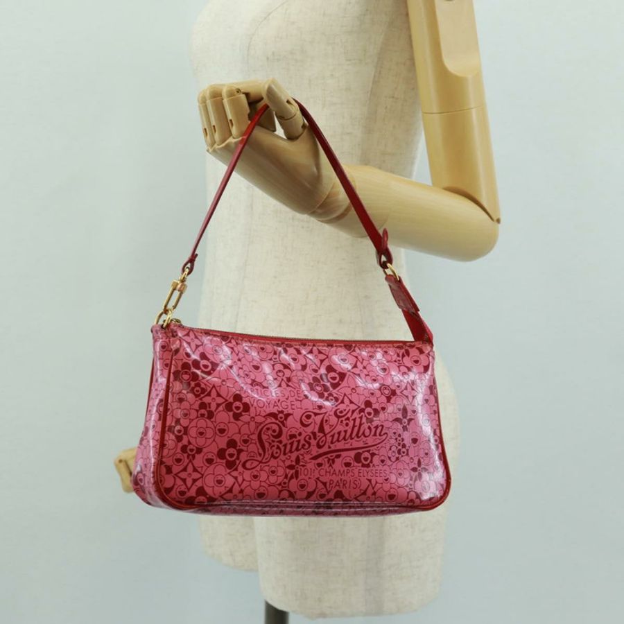 【日本直送】路易威登 Cosmic Blossom Pochette Accessoires 粉紅手拿包 M93166 正品 170877V-20