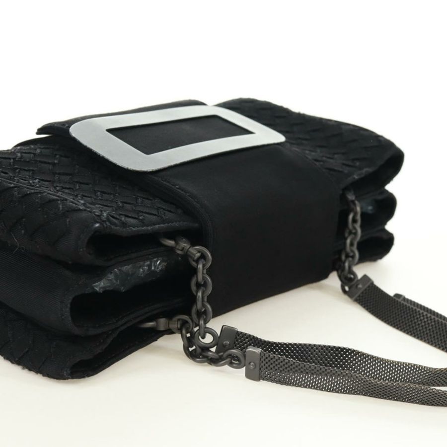 【日本直送】BOTTEGA VENETA INTRECCIATO 鏈條手提包黑色正品 170936V-5
