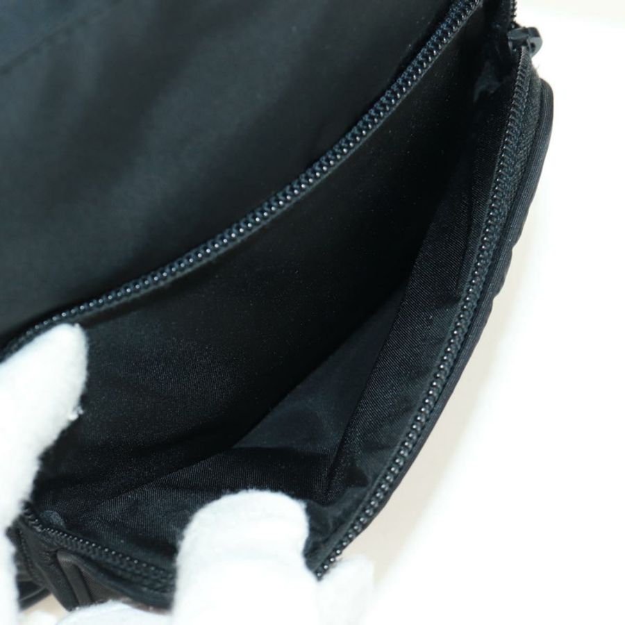 【日本直送】PRADA 尼龍雙肩包 黑色銀色 1BA207 正品 166882SAM-23