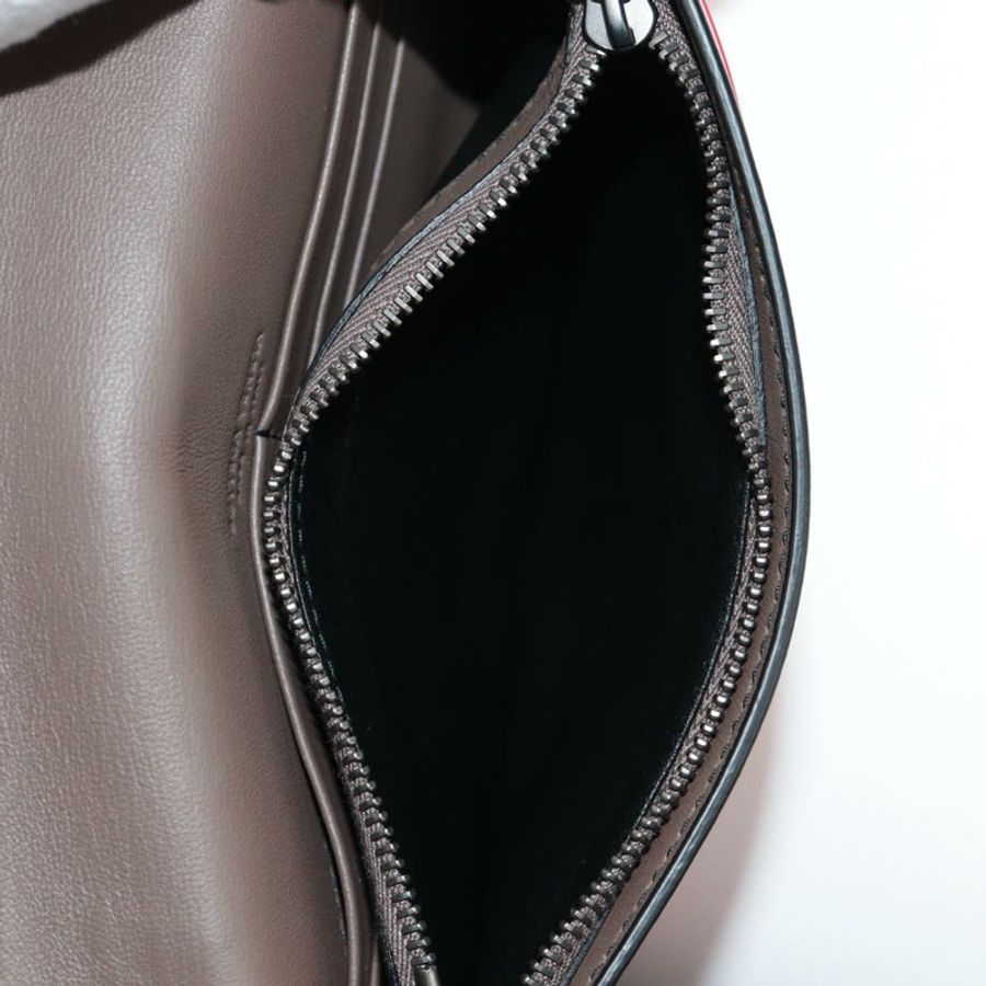【日本直送】BOTTEGA VENETA 鏈條單肩包 皮革 紅色 金色 正品 158578SAV-25