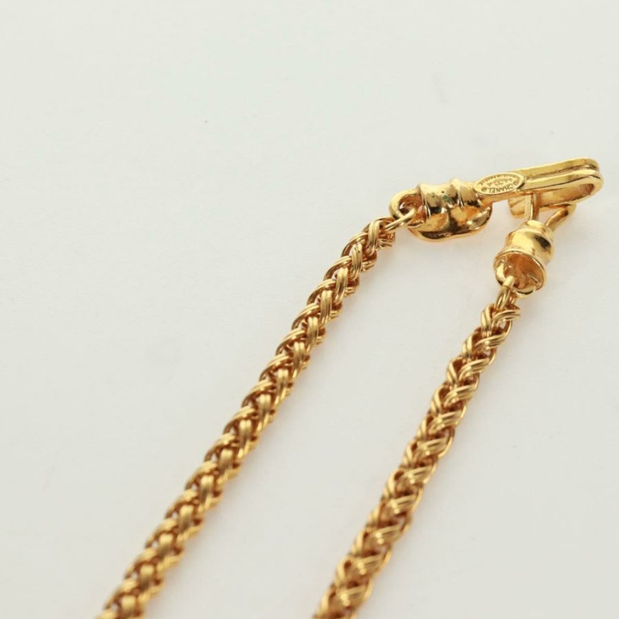 【日本直送】香奈兒放大鏡項鍊 金屬金 CC Auth 133226V-5
