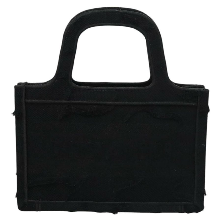 【日本直送】Christian Dior Book Tote迷你帆布手提包 黑色 正品 102047SAAV-12