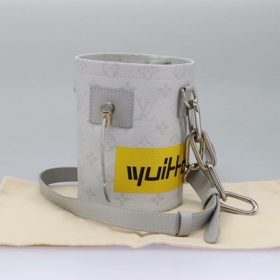 【日本直送】路易威登 Monogram 白色粉筆 Nanobag 肩包 灰色 M44631 正品 105949SAM-11