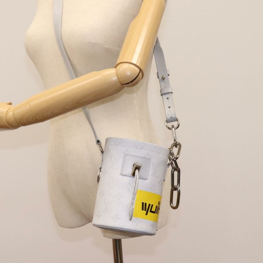 【日本直送】路易威登 Monogram 白色粉筆 Nanobag 肩包 灰色 M44631 正品 105949SAM-23