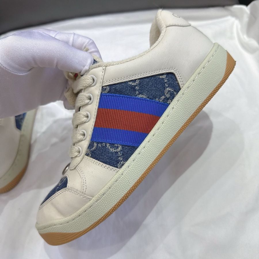 98新Gucci 牛仔 丹寧 髒髒鞋 板鞋 35.5碼 無附件-6