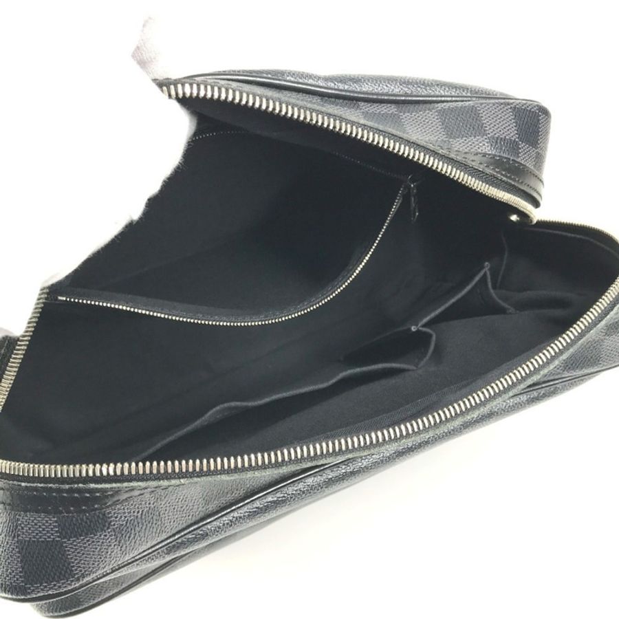 路易威登 N45252 Damier Graphite Io 背包,黑色,男女款-7
