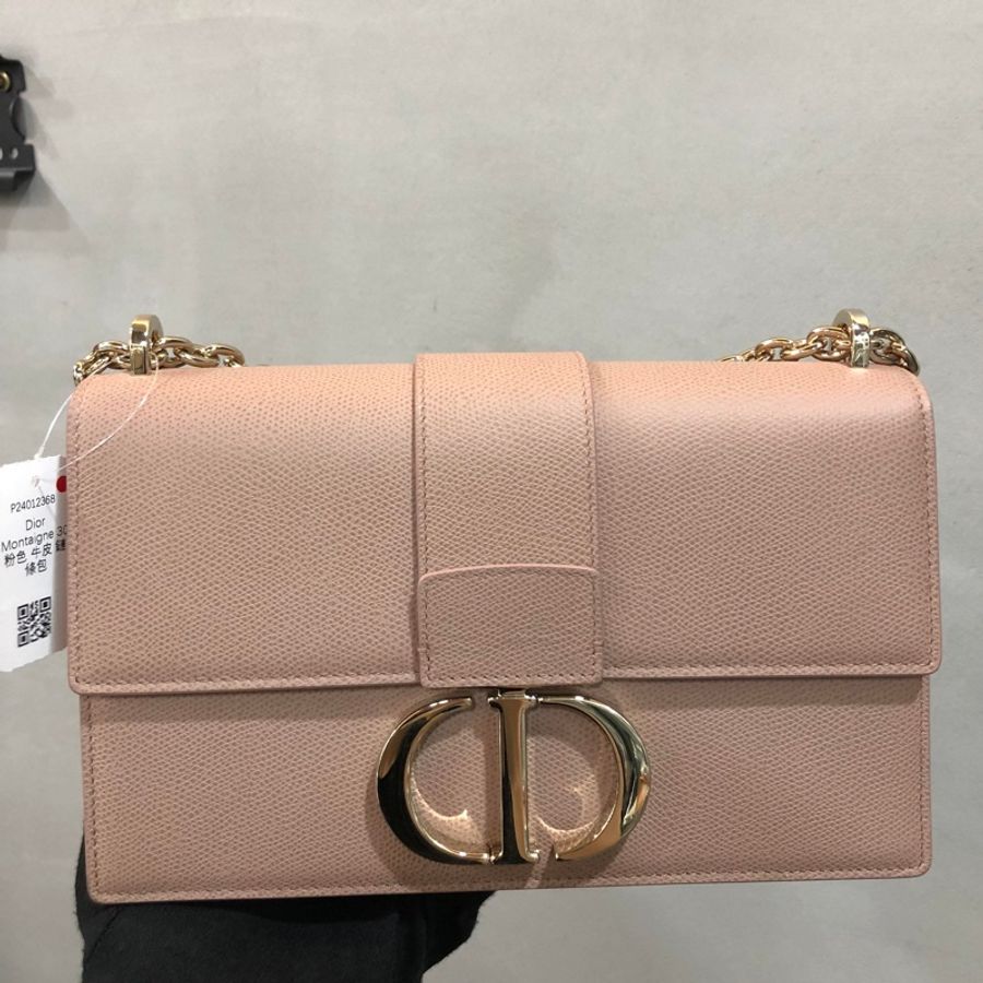 Dior Montaigne 30玫瑰粉金鍊肩背、斜背包-0