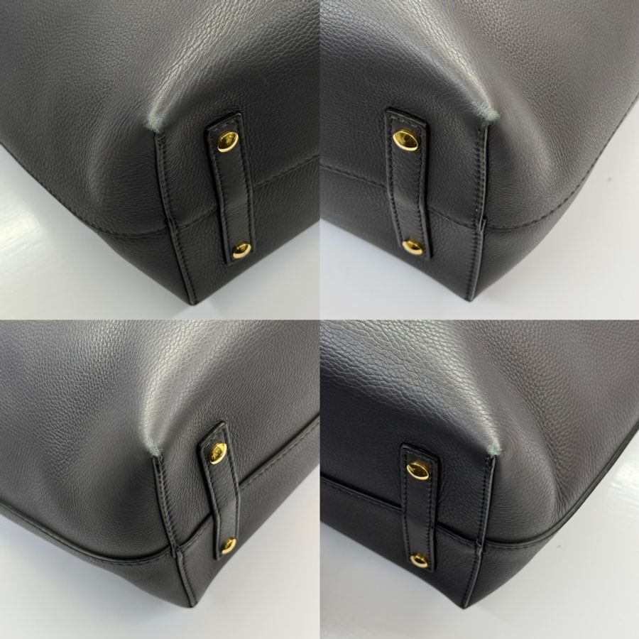 BURBERRY 巴寶莉 灰色牛皮手提肩背2way包 BICOLOR-4