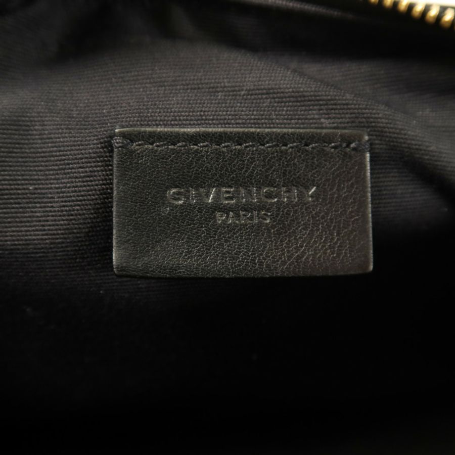 GIVENCHY 牛皮皮革Shoulder Bag金扣肩背袋-9