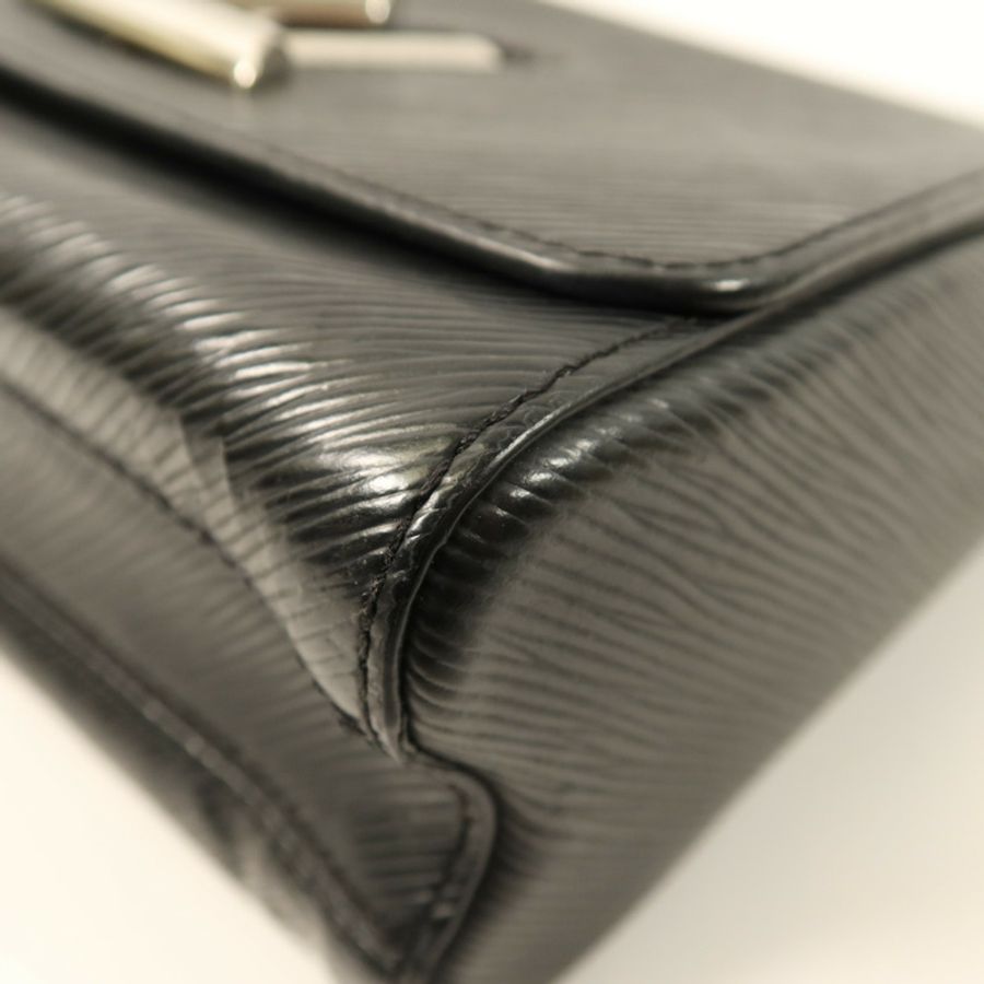 LOUIS VUITTON Epi Twist MM銀扣鏈帶肩背袋-7