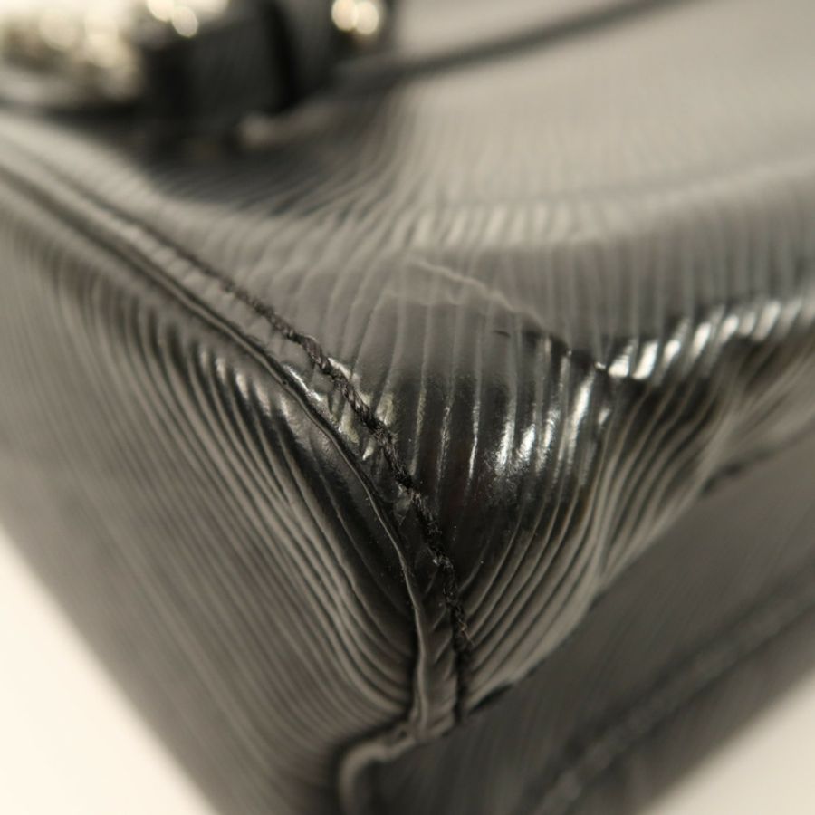 LOUIS VUITTON Epi Twist MM銀扣鏈帶肩背袋-8