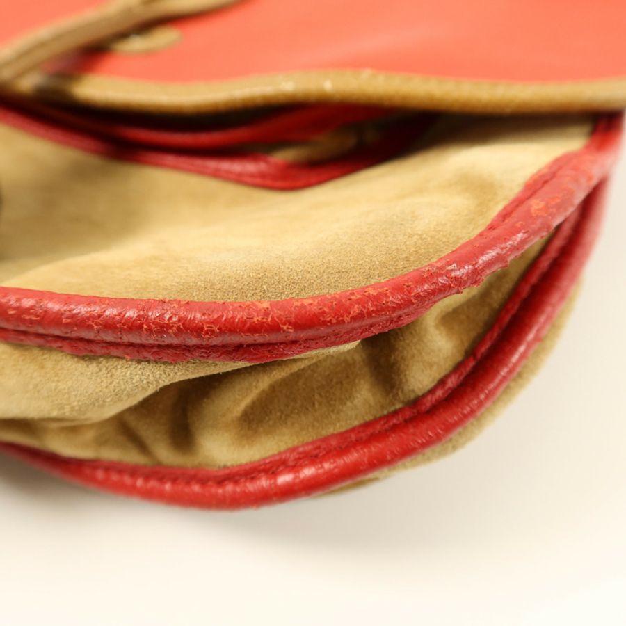 BALENCIAGA 麂皮皮革Shoulder Bag銀扣肩背袋-8