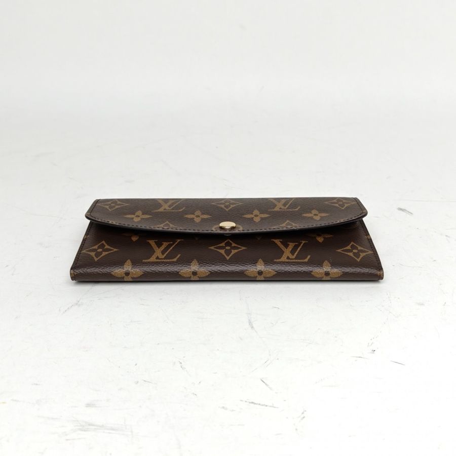 LOUIS VUITTON 老花PVC晶片Emilie長款錢包-3