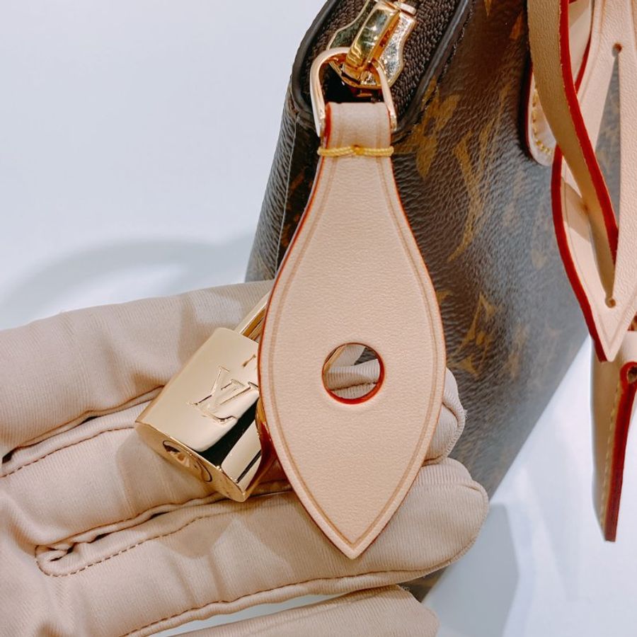 TW4743 Louis Vuitton 路易威登 BB M12019 Monogram Canvans Brown #NFC 經典老花色 手提包 全新-8