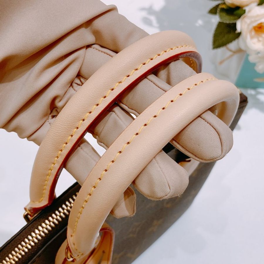 TW4743 Louis Vuitton 路易威登 BB M12019 Monogram Canvans Brown #NFC 經典老花色 手提包 全新-9