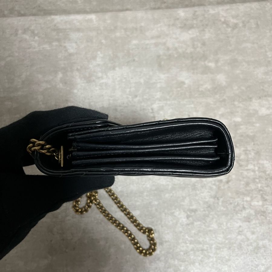 正品 Gucci marmont翻蓋鏈條包-6