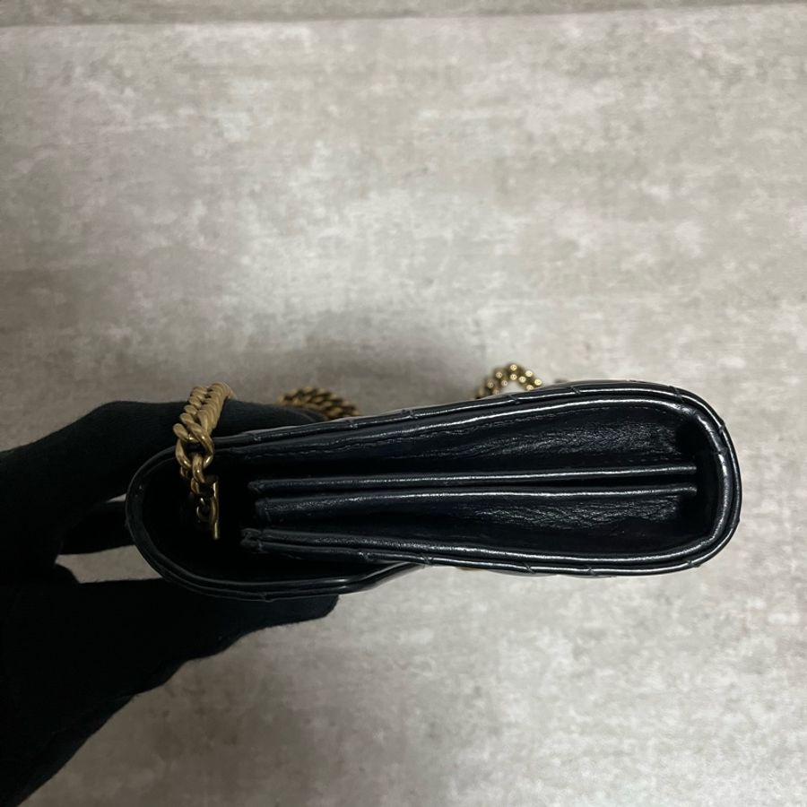 正品 Gucci marmont翻蓋鏈條包-7