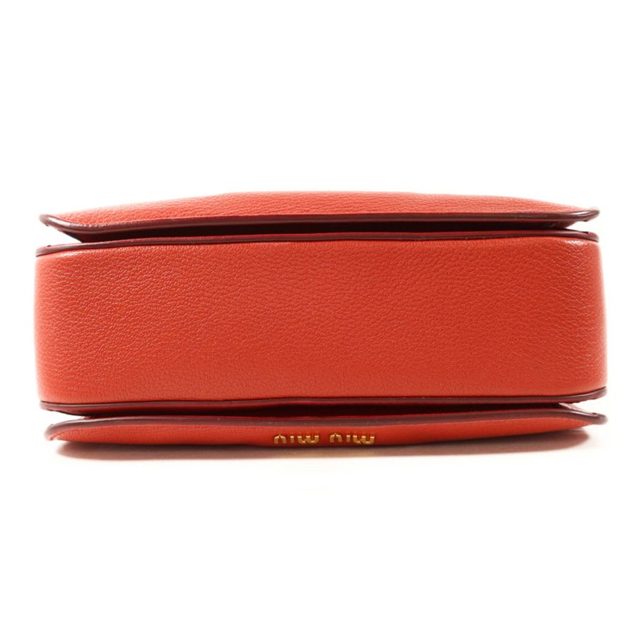 Miu Miu 牛皮皮革2 Way Shoulder金扣手挽肩背兩用袋-3