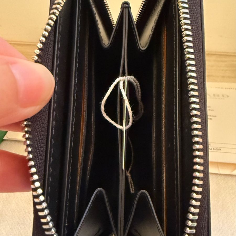 【GOYARD】Matignon PM 拉鍊皮夾／黑色系／附盒附購證-10