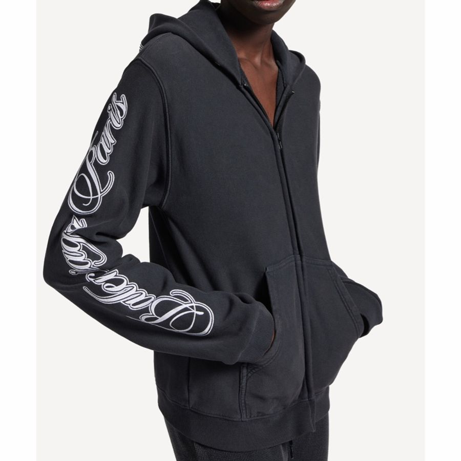 Balenciaga 男士 拉鍊連帽衛衣XXS XS S M L XL碼-1