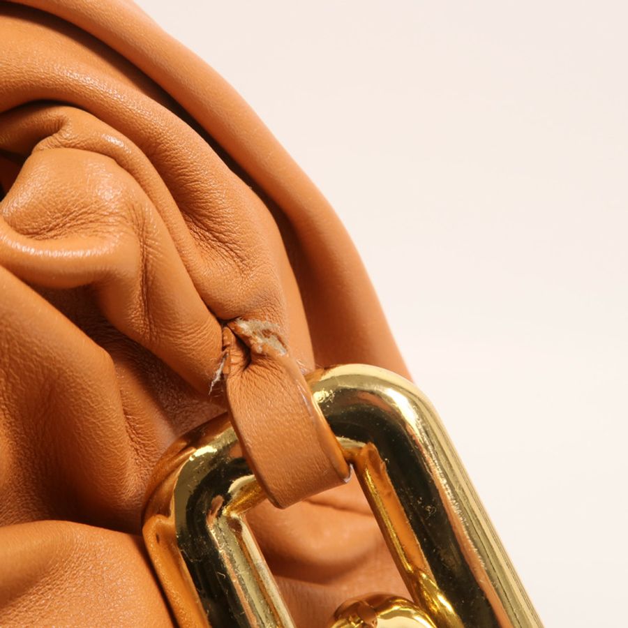 BOTTEGA VENETA 牛皮皮革Chain Shoulder Bag金扣鏈帶肩背袋-14